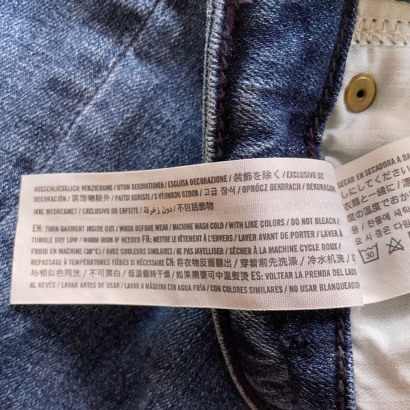 Abercrombie and Fitch Jeans Simone High Rise Super Skinny Distressed Size 28 6 - Picture 8 of 8